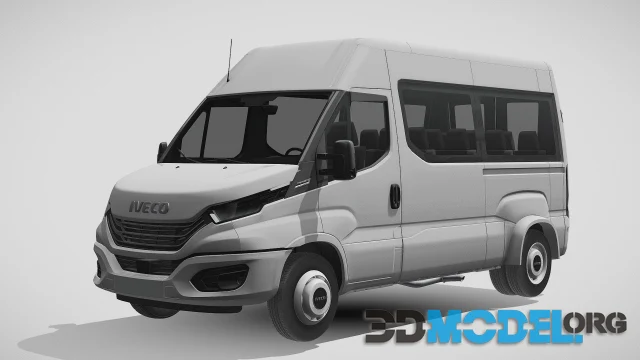 D Model Iveco Daily Minibus L H