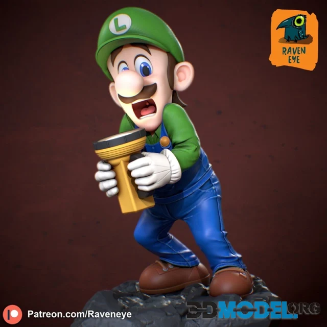 3D Model Luigi Printable