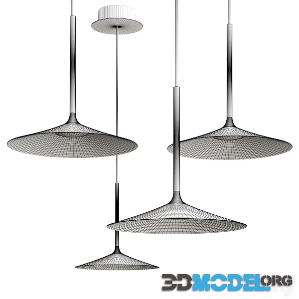 3D Model Poe P By Linea Light Group Pendant Lamp