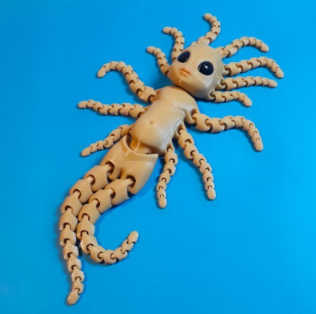 Baby squid alien