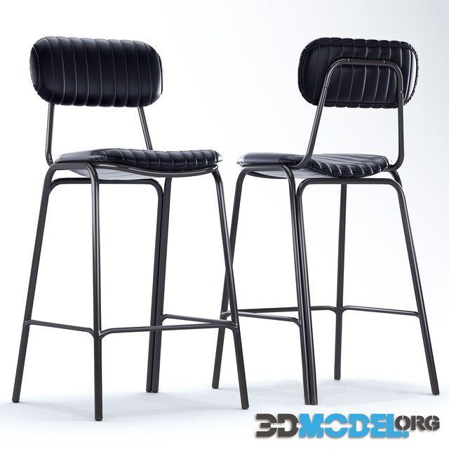 Cult Living Mila Metal Bar Chair with Backres