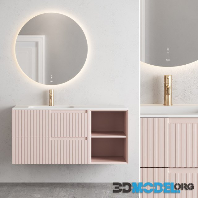Fiora Synergy Vanity Unit with drawers
