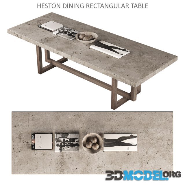 HESTON dining table by Thomas Bina