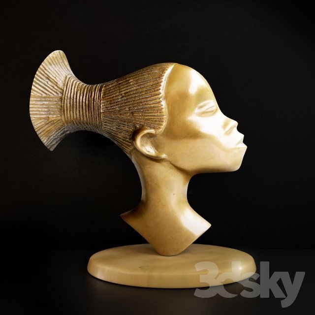 Sculpture Lestrictmaximum African woman