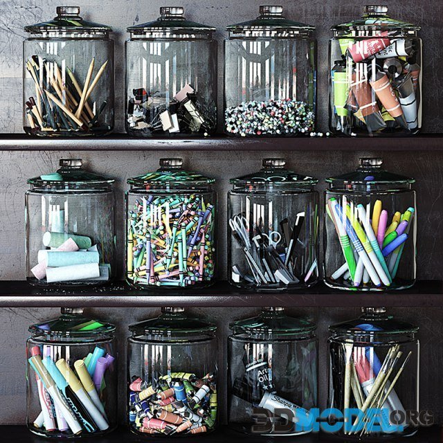 Drawing painting office decorative set