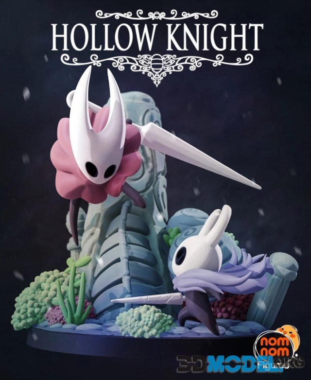 Knight and Hornet Hollow Knight – Printable