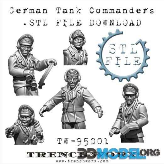 German Tank Commanders – Printable