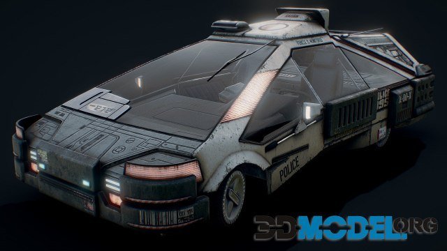 2019 Blade Runner Ground Police Car PBR
