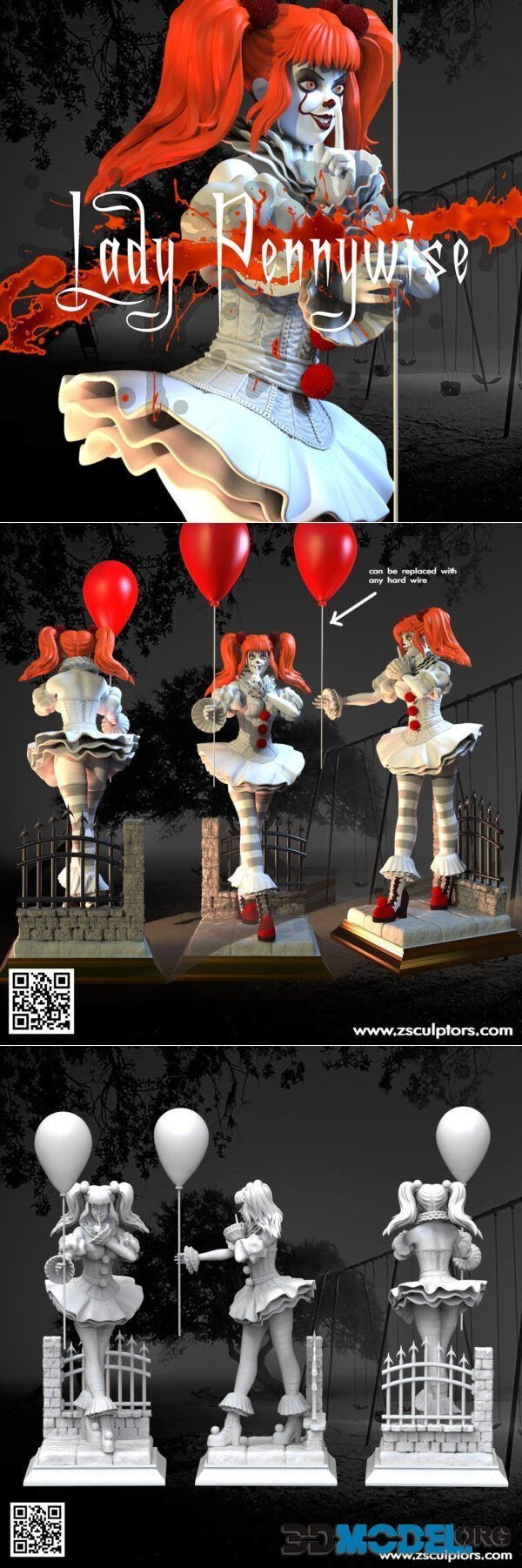 Lady Pennywise – Printable