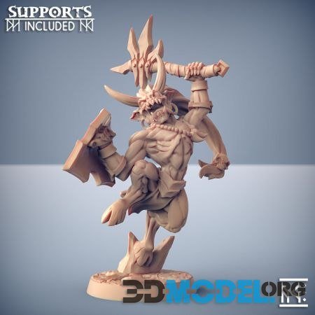Abyss Demon Gruntiling – C – Printable Figure