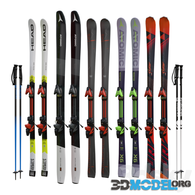 Alpine Skiing and Sticks (5 and 2)