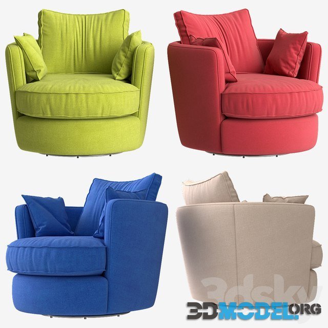 Armchair Made Leon in the finishes