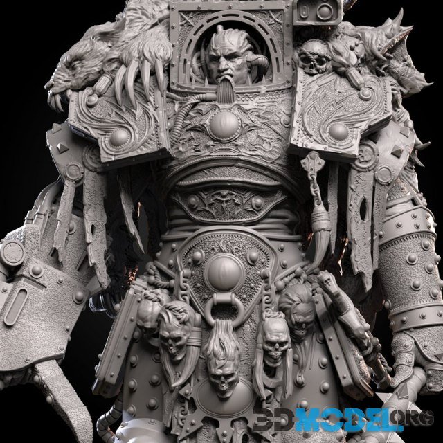 3D Model Warhammer 40K Horus Lupercal (Printable)