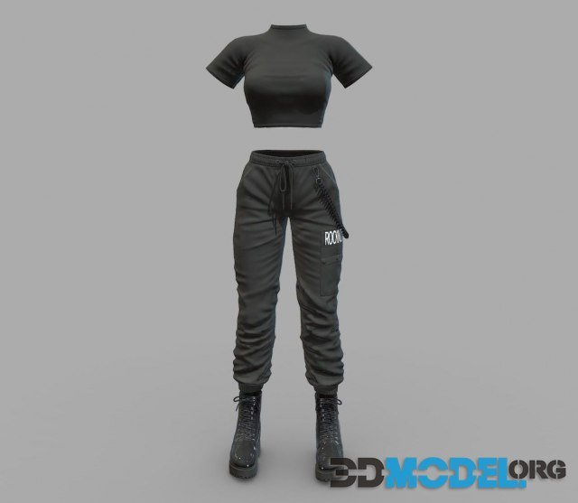 Black Cargo Outfit