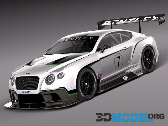 Coupe Bentley Continental GT3 2014 RaceCar