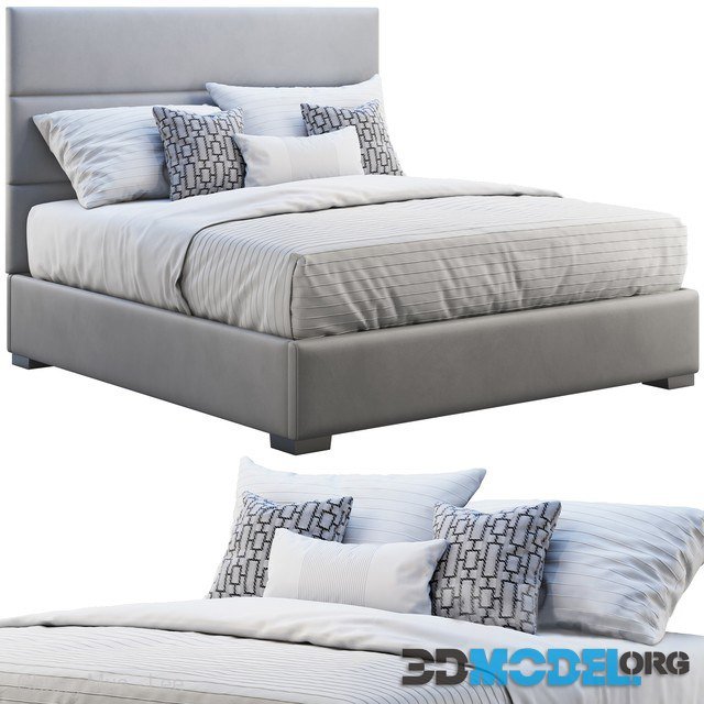 Custom modern platform bed by SoBe Furniture