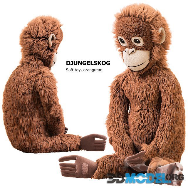 DJUNGELSKOG Soft Toy (orangutan by IKEA