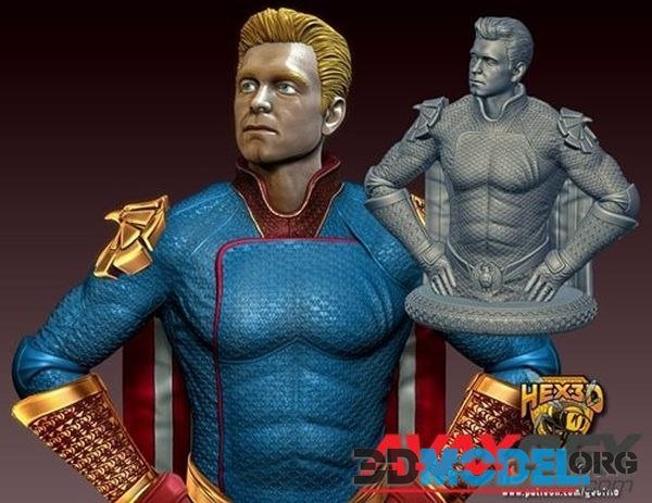 Homelander Bust – Printable