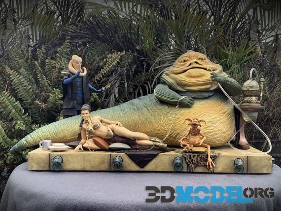Jabba scene Diorama – Printable