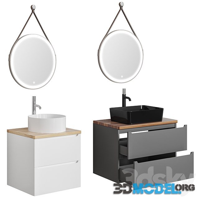 Jorno Wood bathroom furniture and Pencil case (60х80)