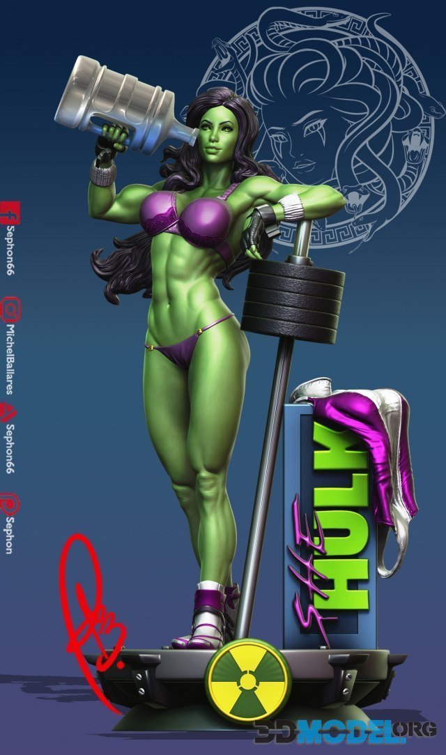 Marvel She Hulk –  Printable Character