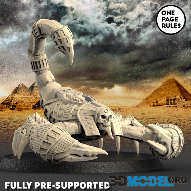 Mummified Great Scorpion – Printable