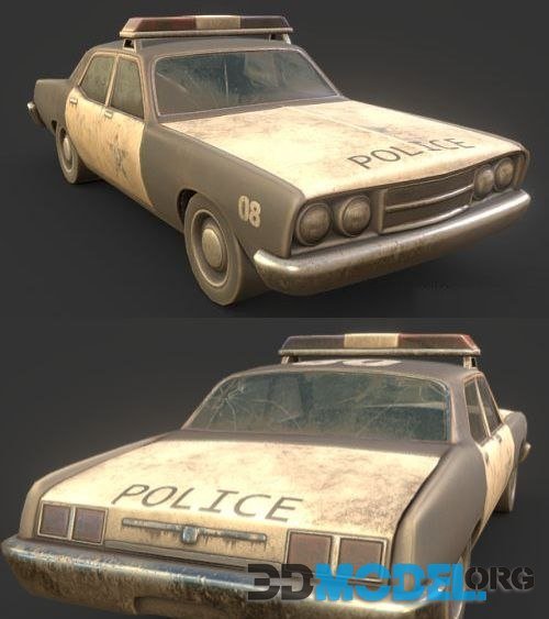 Old Police Car PBR