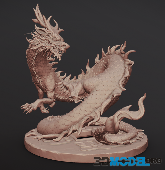 Orc and Asian Dragon Sculpt – Printable