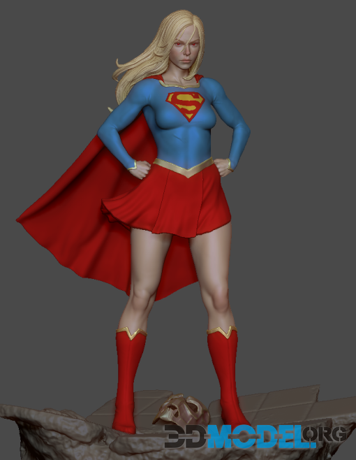 SuperGirl Classic –  Printable Character