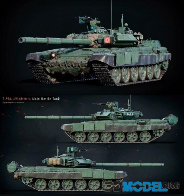 T-90A MBT tank