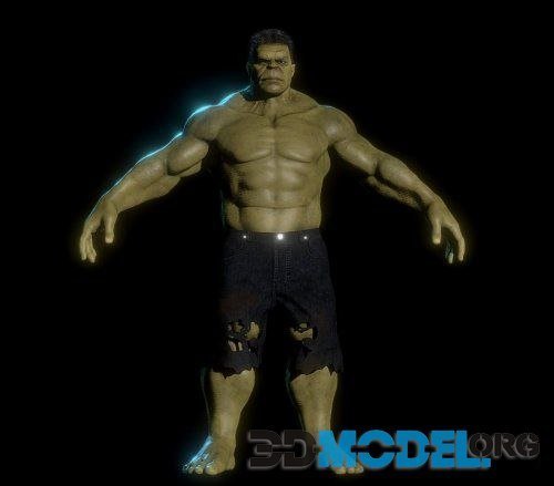The Hulk Avengers Full Body PBR
