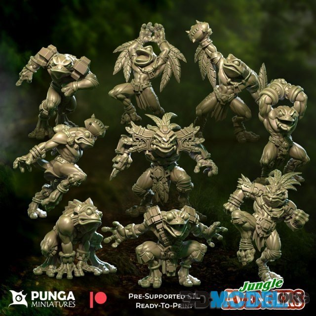 Punga Miniatures - Jungle Avengers Part 2 June 2022 – Printable