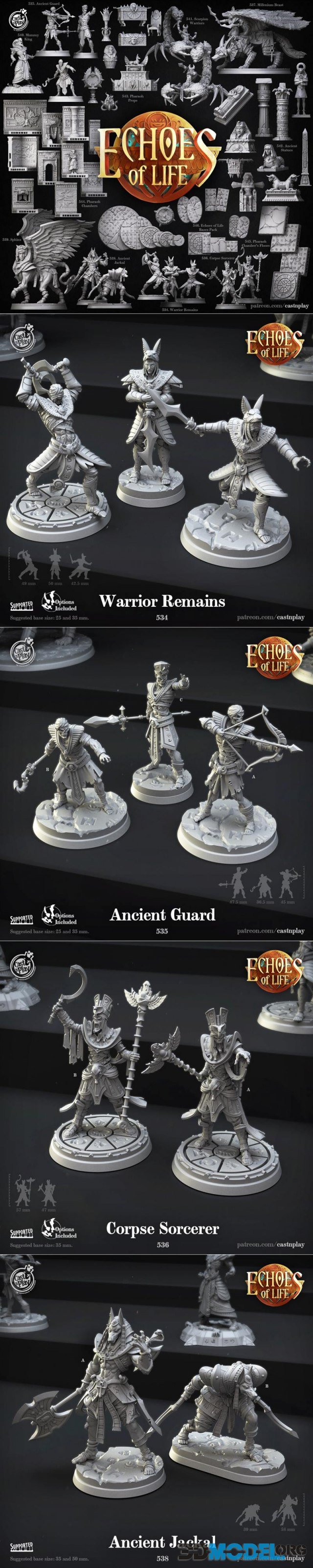 Cast N Play - Echoes of Life June 2022 – Printable