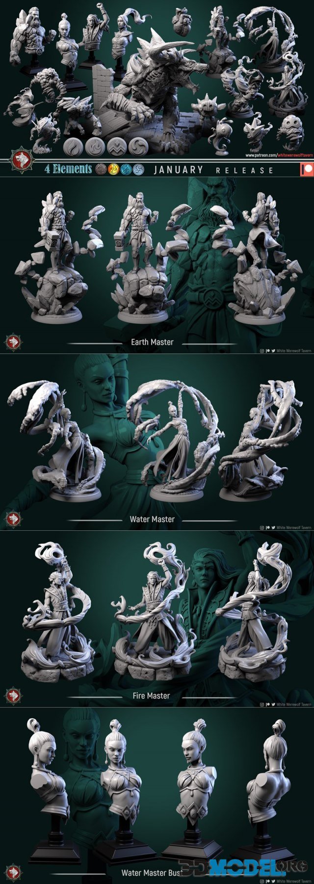 White Werewolf Tavern January 2022 – Printable