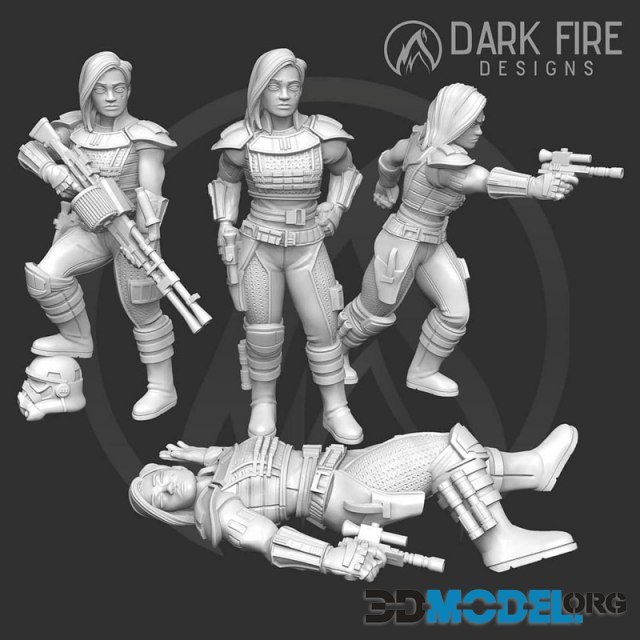 Star Wars Legion - Sin faccion - Cara Dune – Printable