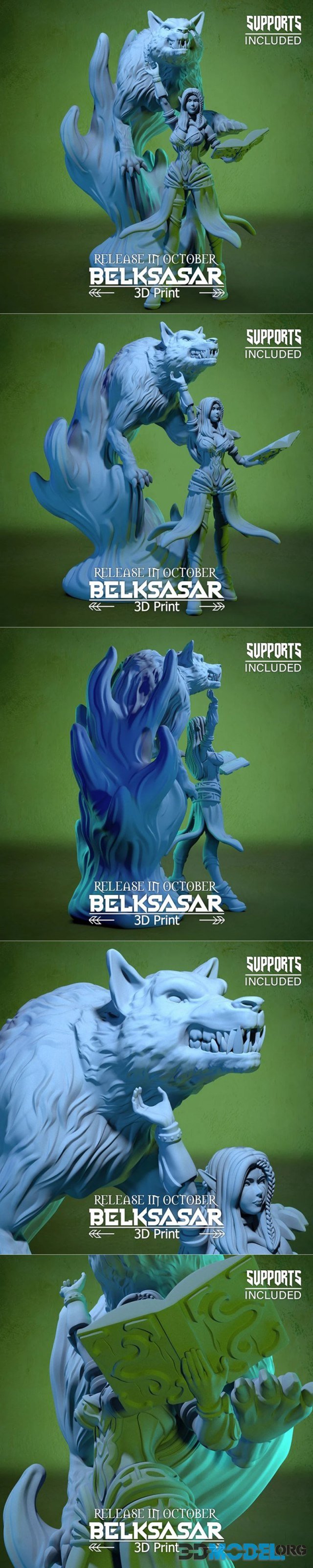 Belksasar - Summoner of the Wolf Spirit – Printable