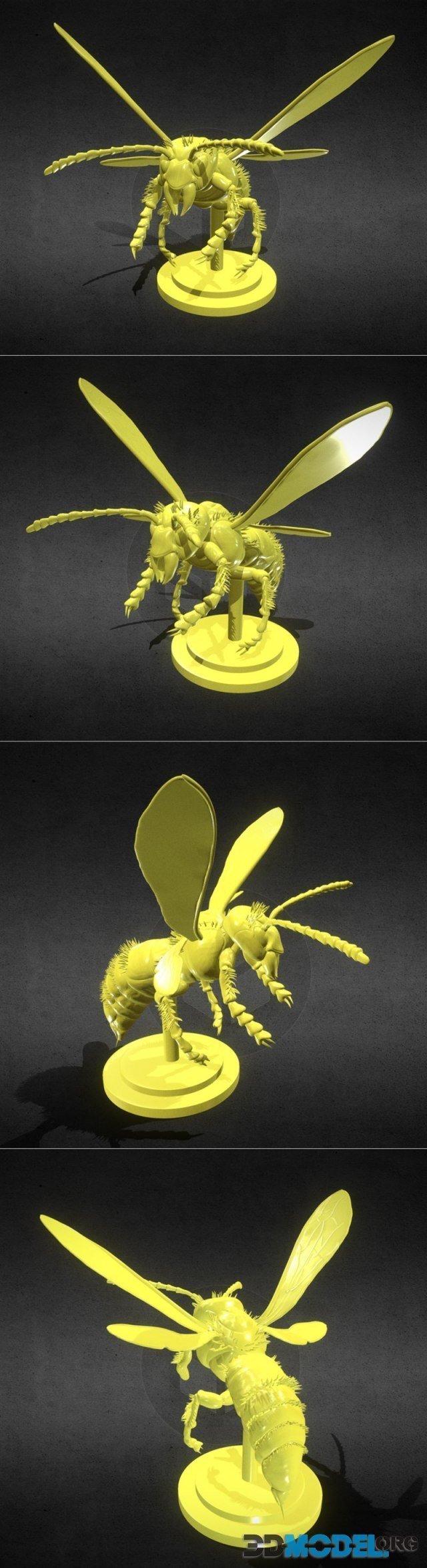 Murdering Asian Hornet Sculpture – Printable
