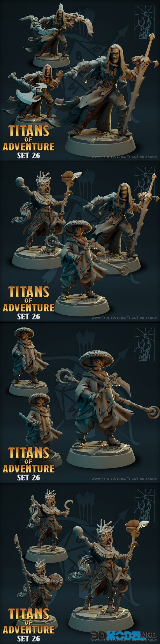 Titans of Adventure Set 26 – Printable