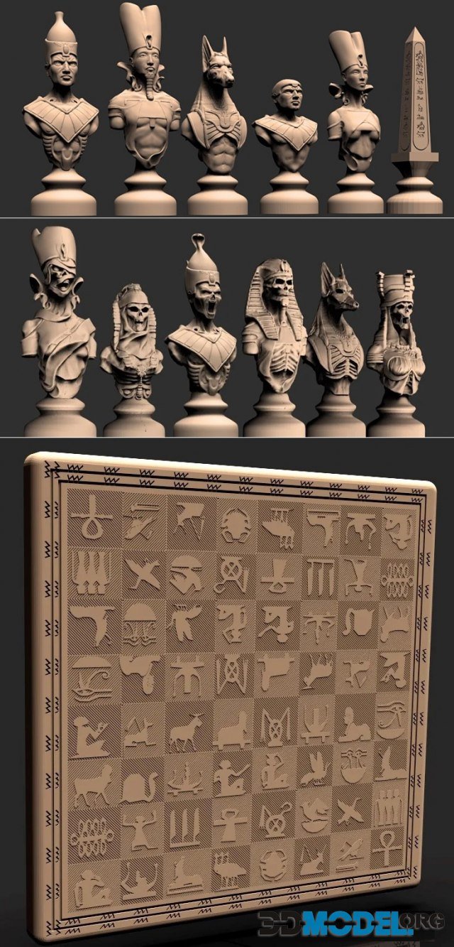 Egyptian Chess – Printable