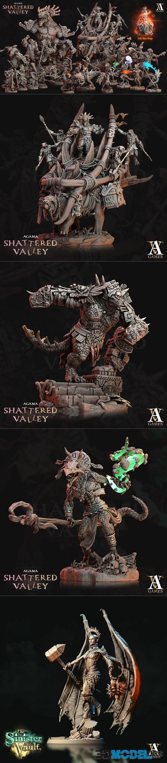 Archvillain Games - Agama Shattered Valley August 2022 – Printable