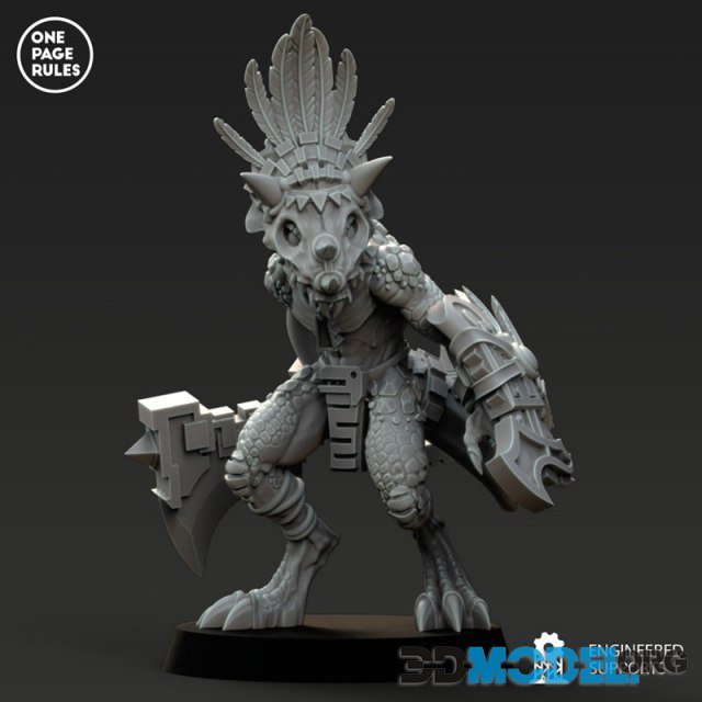 Saurian Gecko Chief – Printable