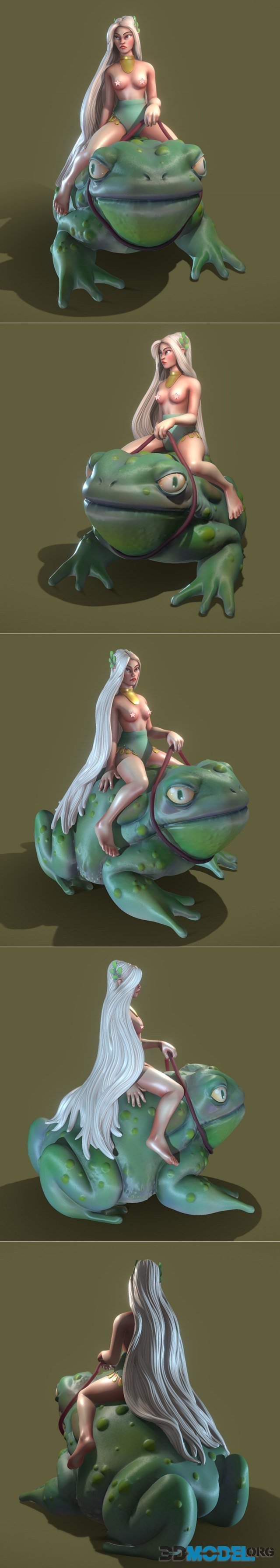 Frog lady – Printable