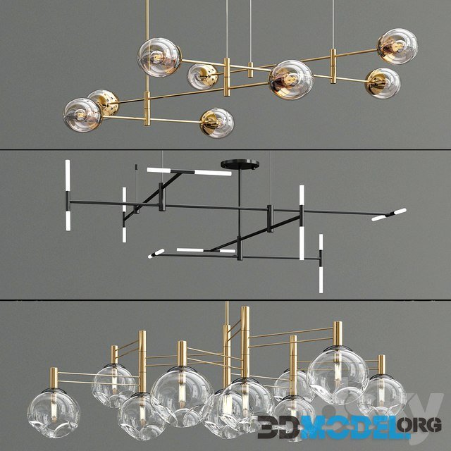 Altona Temper Gap modern chandeliers collection