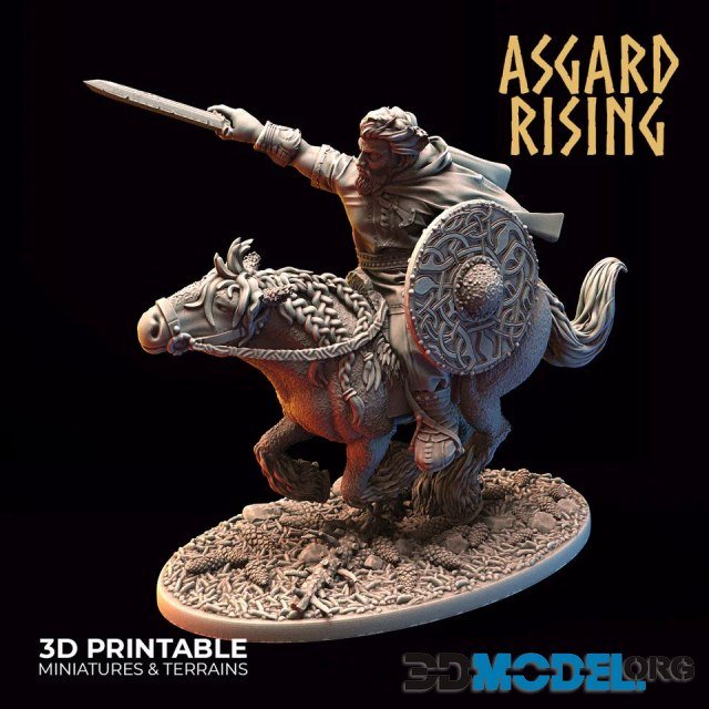 Asgard Rising – Viking Rider 1 – Sculpture