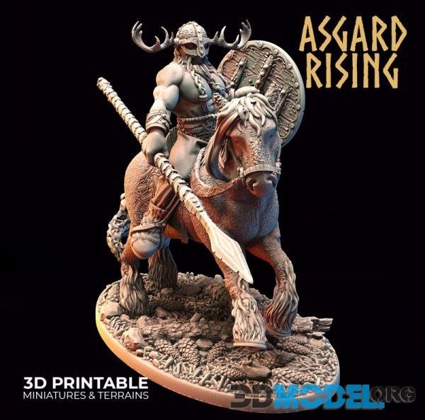 Asgard Rising – Viking Rider 2 – Sculpture