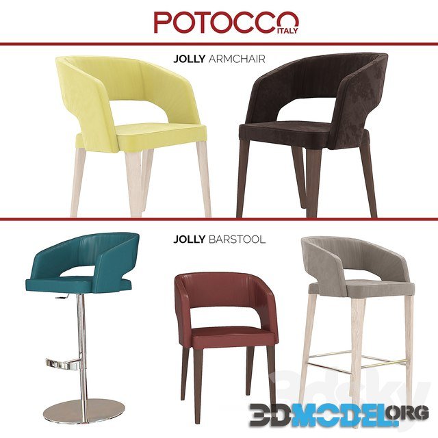 Bar chair Jolly by Potocco