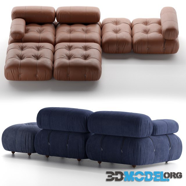 3D Model – B&B Italia Camaleonda Modular Sofa