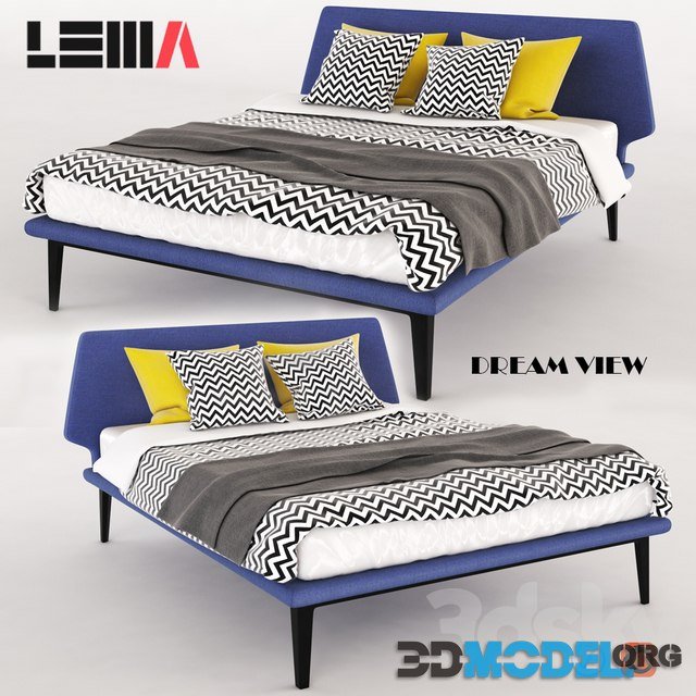 Bed DREAM VIEW by Lema