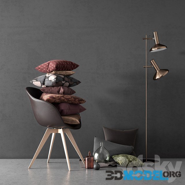 Adelaide Chair & Duo Stehlampe by BoConcept
