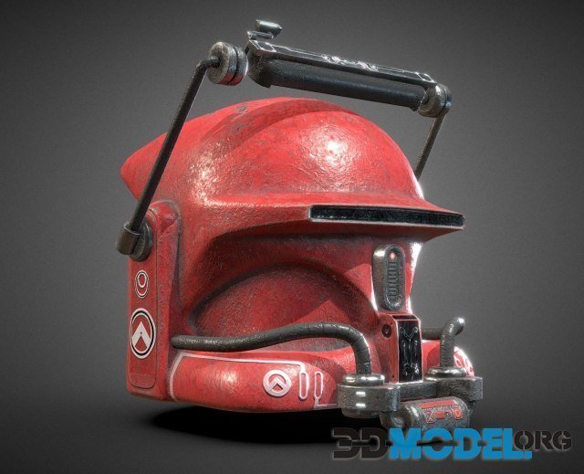 Cyberpunk Space-Helmet PBR